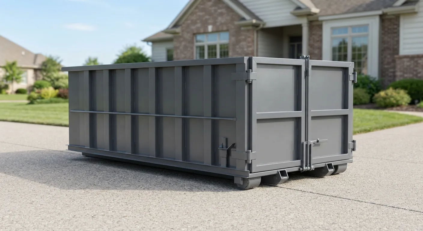 10 yard dumpster rental from our Rogers fleet