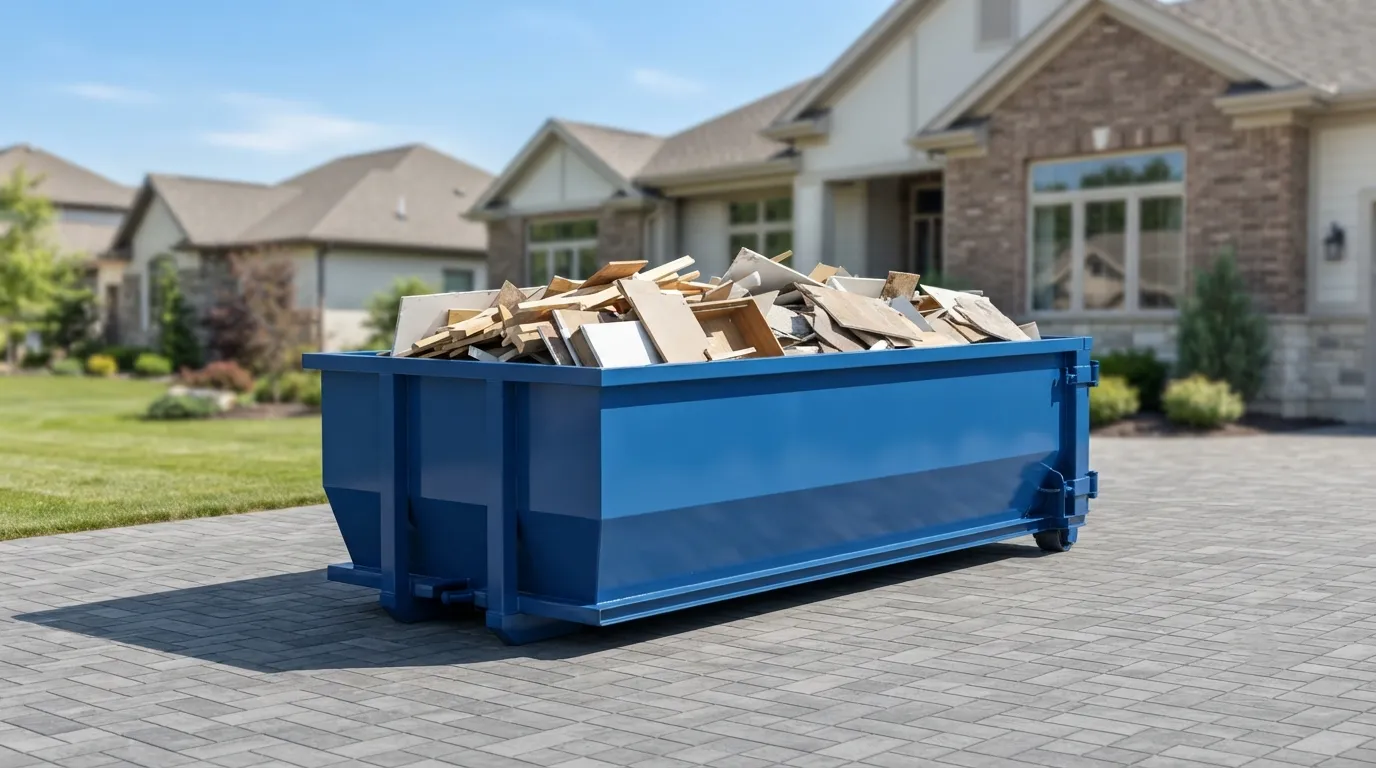 20 yard dumpster rental from our Rogers fleet