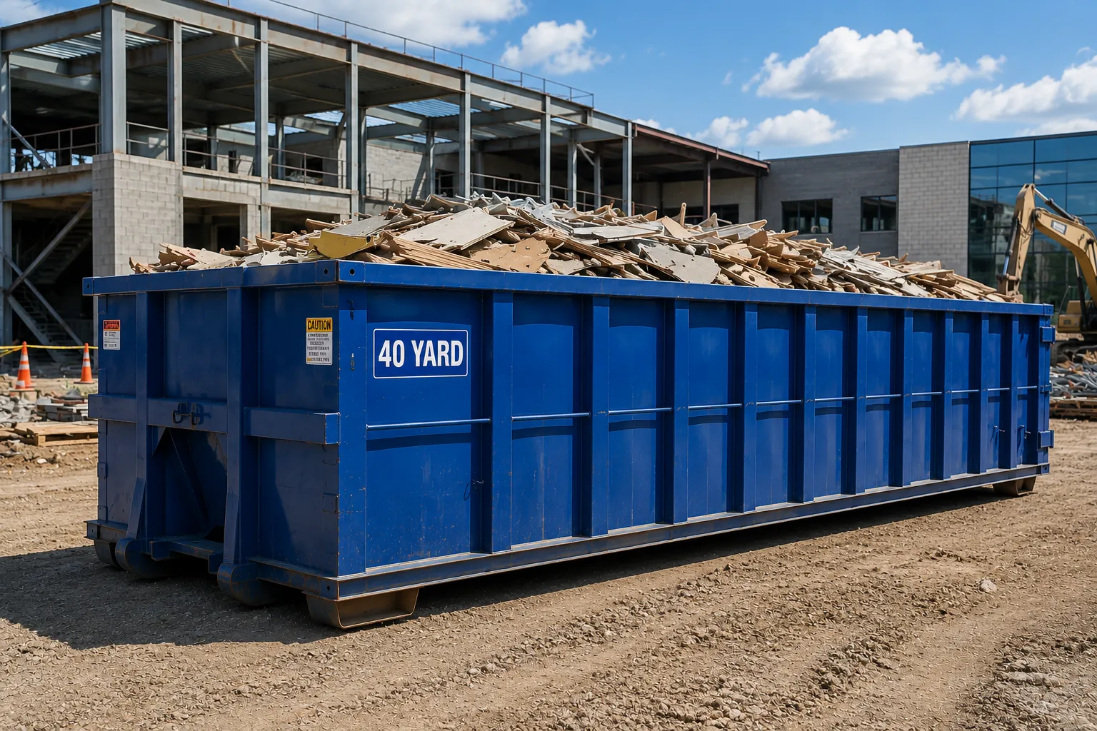 40 yard dumpster rental from our Rogers fleet